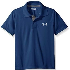 Under Armour Boys' Ua Logo Short Sleeve Polo 4-7